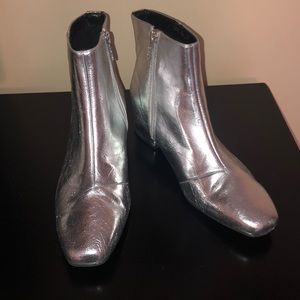 Sam Edelman - Lyndsey Silver Metallic Boots